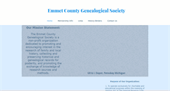 Desktop Screenshot of emmetcountygenealogy.com
