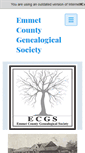 Mobile Screenshot of emmetcountygenealogy.com